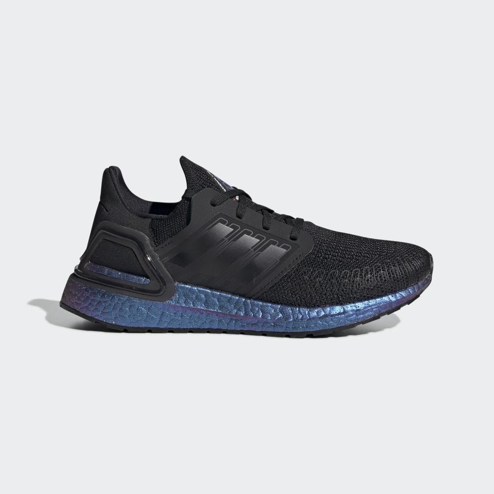 Adidasi Alergare Adidas Ultraboost 20 Baieti Romania - Negrii/Albastri Violet EG4807